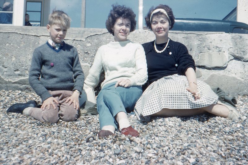 Peter, his mum Mary and Renee