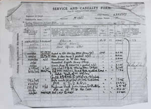 Army Casualty Form 3